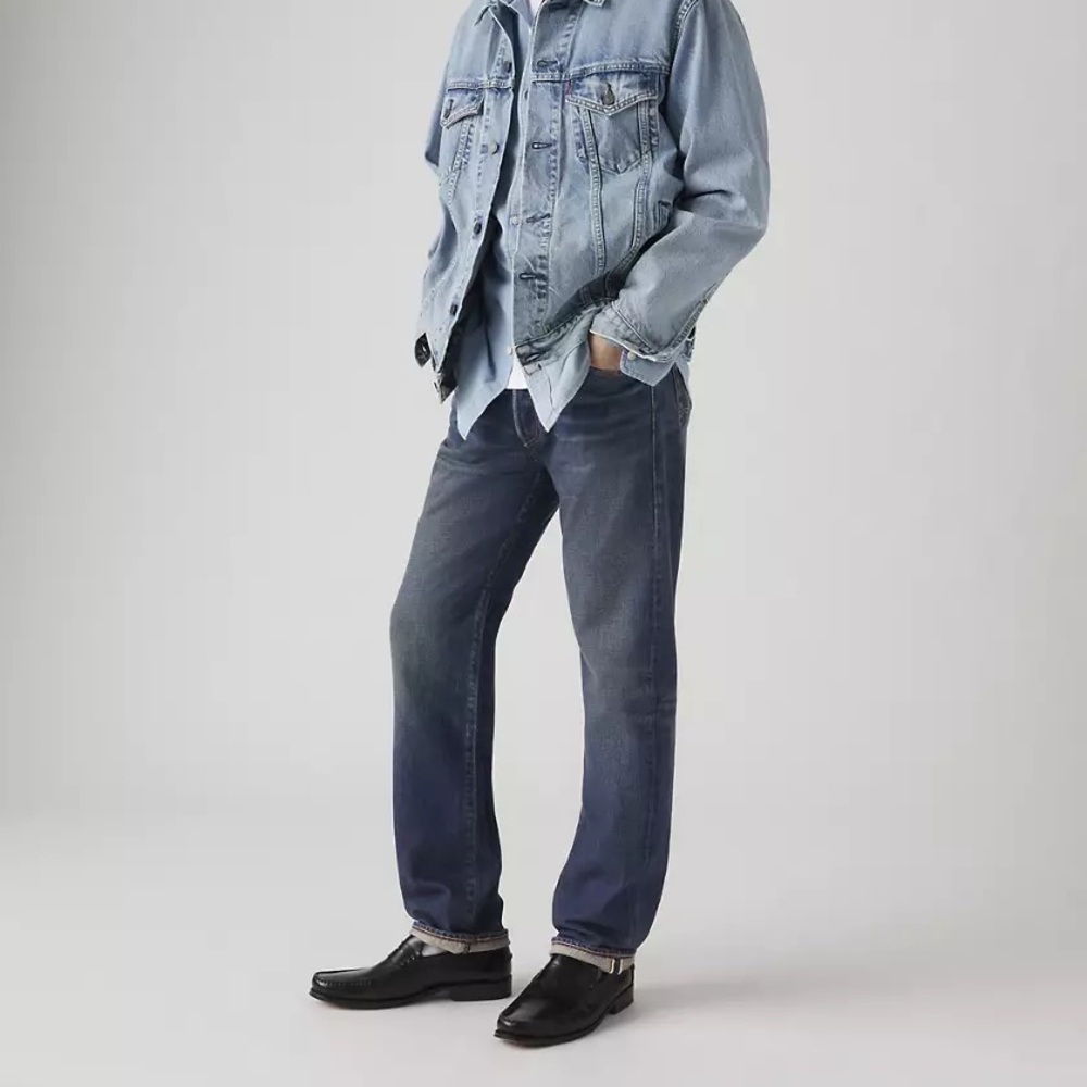 NWT Men’s Levi's 501 Original Fit Selvedge Jeans Size 34 x 32 in Bounty Hunter